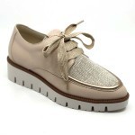 DL Sport sneaker beige leder / textiel 6582